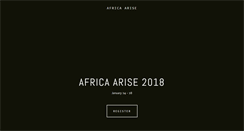 Desktop Screenshot of africarise.org